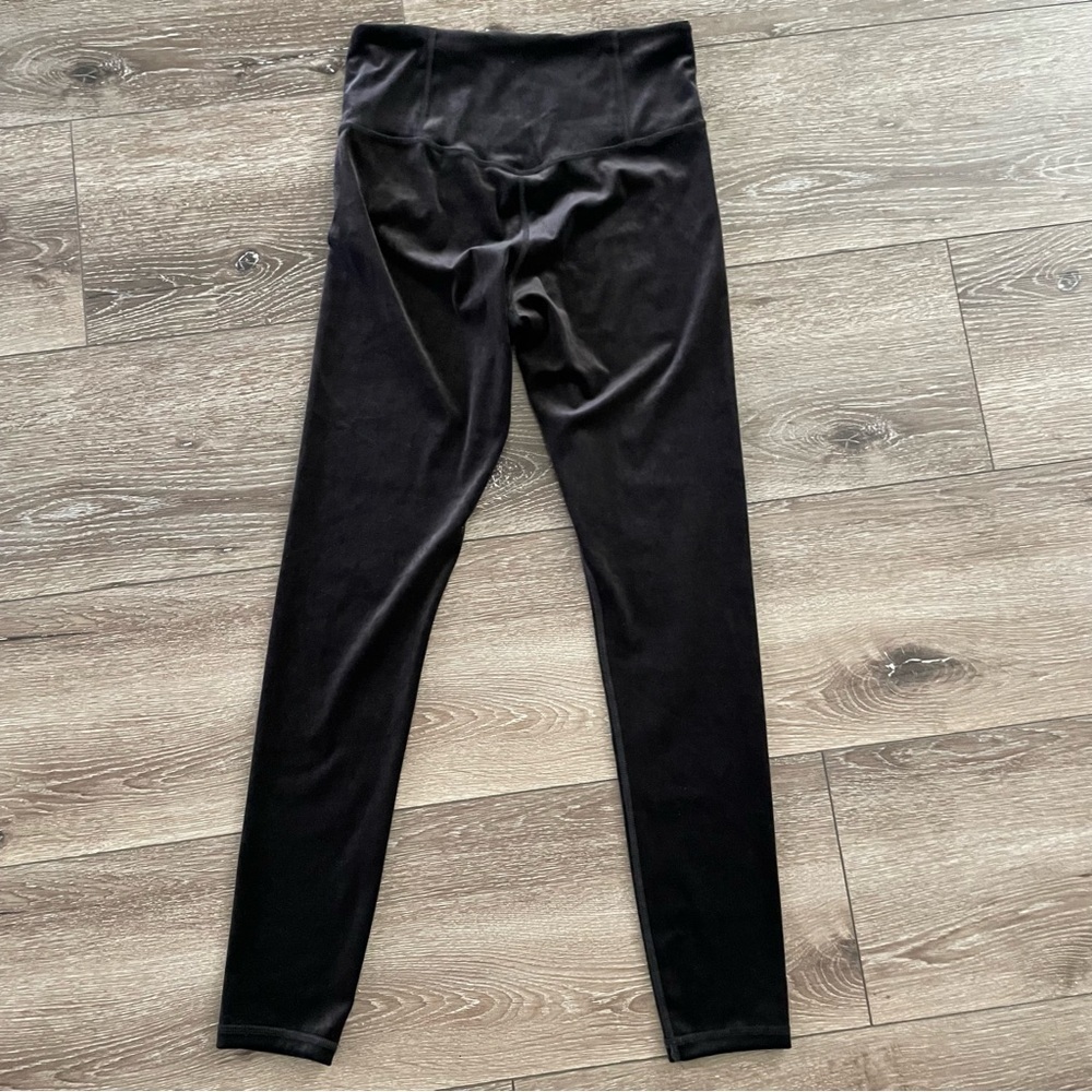 ATHLETA Elation Velvet Tight Size S/P Black High Rise - Picture 5 of 9